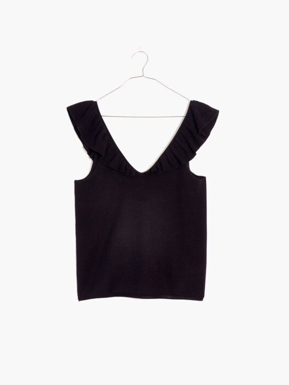 EUC Madewell Belhaven Sweater Tank Black